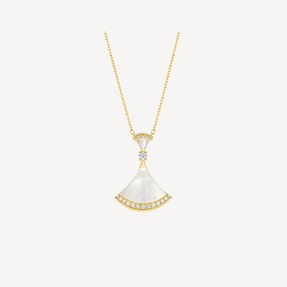 [Luxe Jewelry]DREAM NECKLACE MOP GOLD DIAMOND