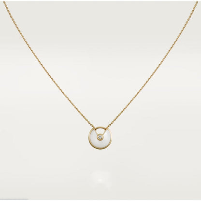 [Luxe Jewelry]AMULETTE ROSE GOLD MOP NECKLACE