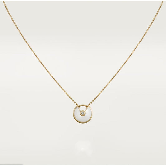 [Luxe Jewelry]AMULETTE ROSE GOLD MOP NECKLACE