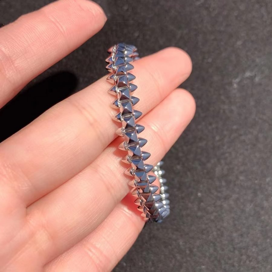 [Bijoux de luxe]BRACELET CLASH EN ARGENT