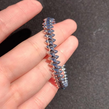 [Bijoux de luxe]BRACELET CLASH EN ARGENT