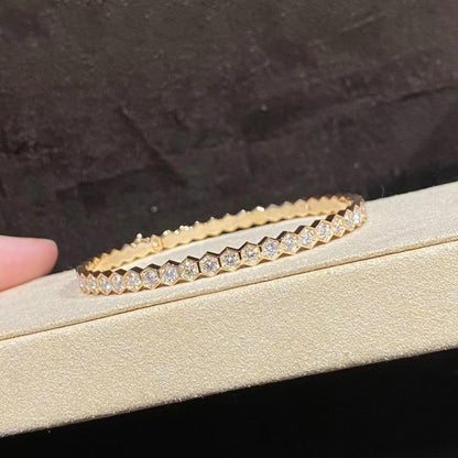 [Bijoux de luxe]Bracelet en or Bee Love entièrement en diamants 