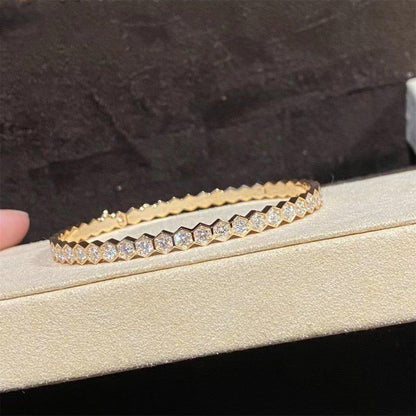 [Bijoux de luxe]Bracelet en or Bee Love entièrement en diamants 