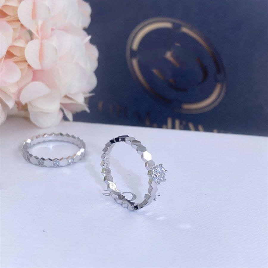 [Bijoux de luxe] BAGUE ABEILLE AMOUR ARGENT 1 DIAMANT