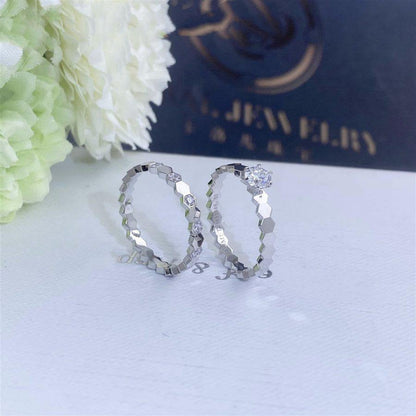 [Bijoux de luxe] BAGUE ABEILLE AMOUR ARGENT 1 DIAMANT