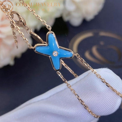 [Luxe Jewelry]JEUX BRACELET TURQUOISE PINK GOLD 1 DIAMOND