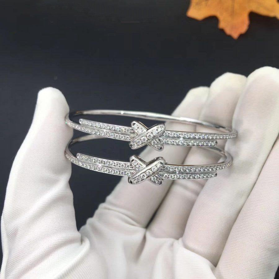 [Luxe Jewelry]JEUX DE BRACELET DIAMONDS SILVER