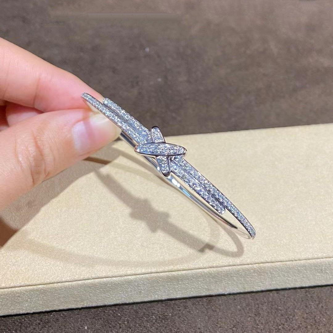 [Luxe Jewelry]JEUX DE BRACELET DIAMONDS SILVER