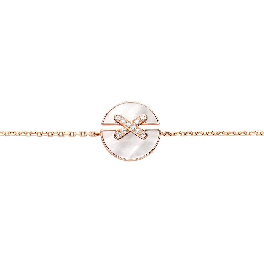 [Luxe Jewelry]JEUX DE BRACELET MOP PINK GOLD DIAMONDS