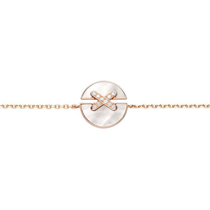 [Luxe Jewelry]JEUX DE BRACELET MOP PINK GOLD DIAMONDS