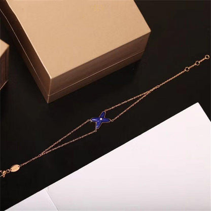 [Luxe Jewelry]Hollow Design Four-Leaf Clover Flower Shape Ring