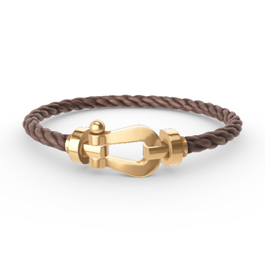[Luxe Jewelry]FORCE LARGE HORSESHOE NO DIAMOND BRACELET GOLD