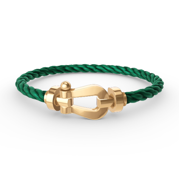 [Bijoux de luxe] BRACELET FORCE LARGE FER À CHEVAL SANS DIAMANT OR