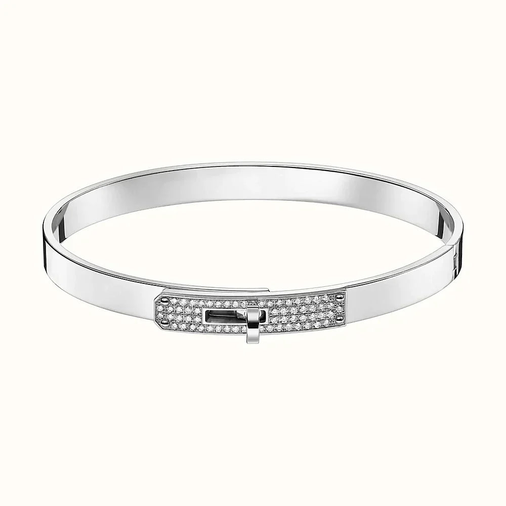 [Luxe Jewelry]KELLY SILVER DIAMOND BRACELET