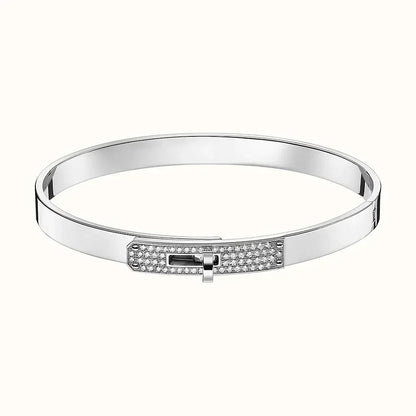 [Luxe Jewelry]KELLY SILVER DIAMOND BRACELET
