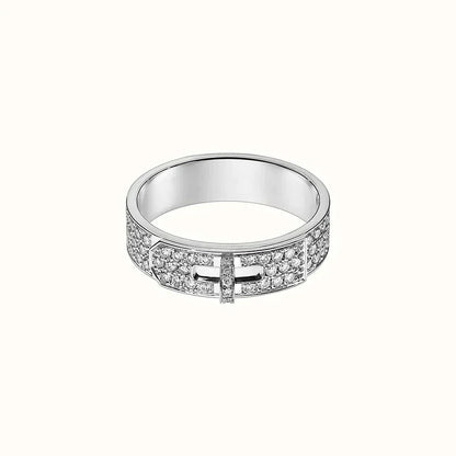 [Luxe Jewelry]KELLY SILVER DIAMOND RING