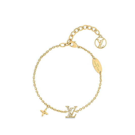 [Bijoux de luxe] Bracelet en or avec motif étoile et logo