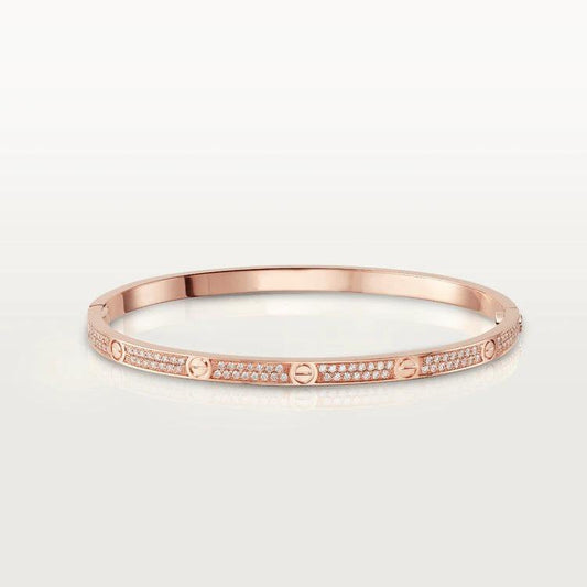 [Luxe Jewelry]LOVE BRACELET 3.65MM DIAMOND-PAVED