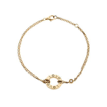 [Bijoux de luxe] BRACELET LOVE 2 DIAMANTS