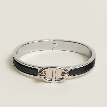 [Bijoux de luxe]BRACELET CLIC CHAINE ARGENT