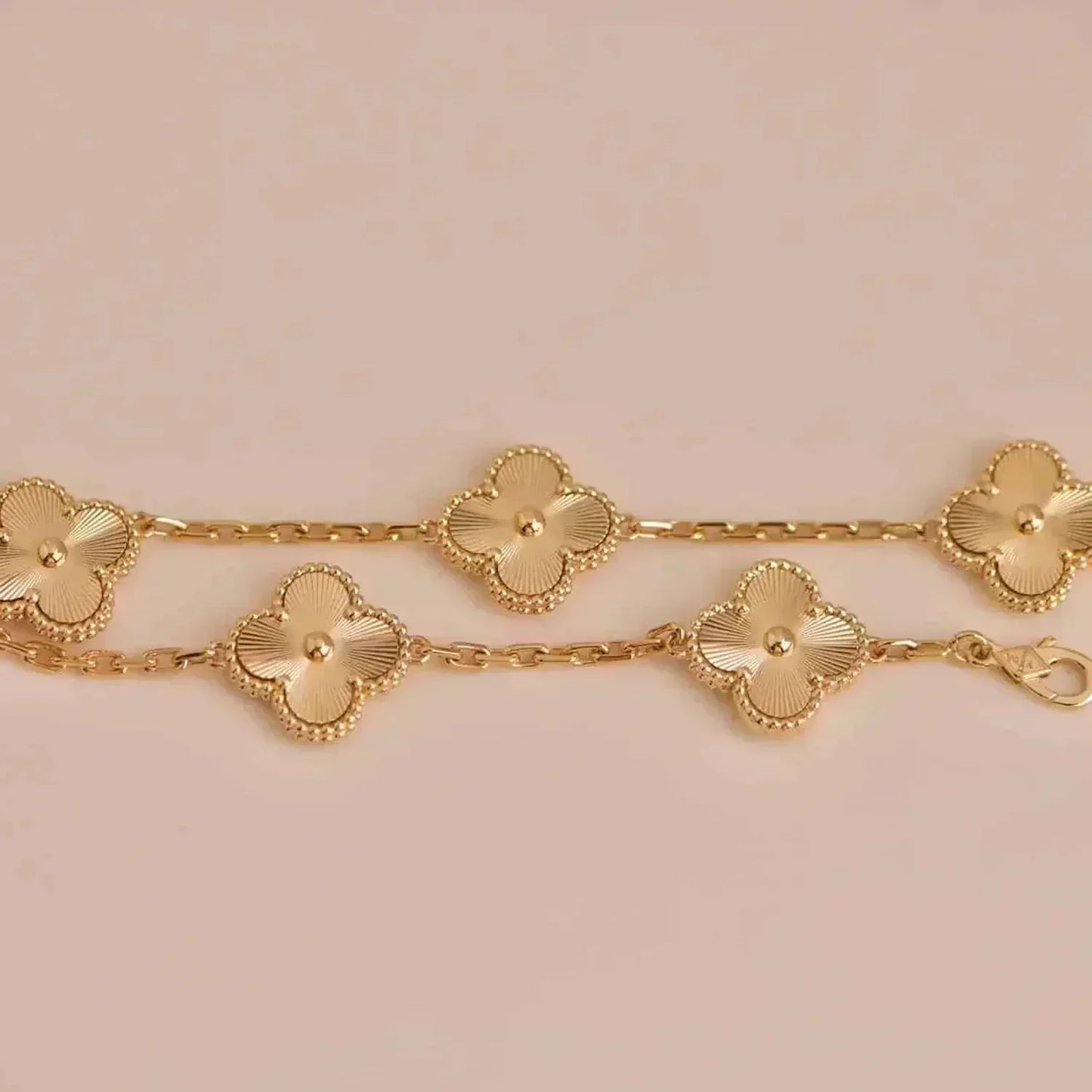 [Luxe Jewelry]CLOVER 5 FLOWERS LASER BRACELET