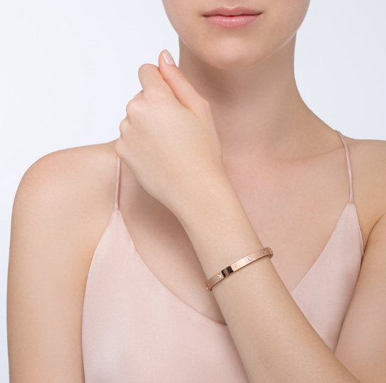 [Luxe Jewelry]LOVE BRACELET 6.1MM 4 DIAMONDS