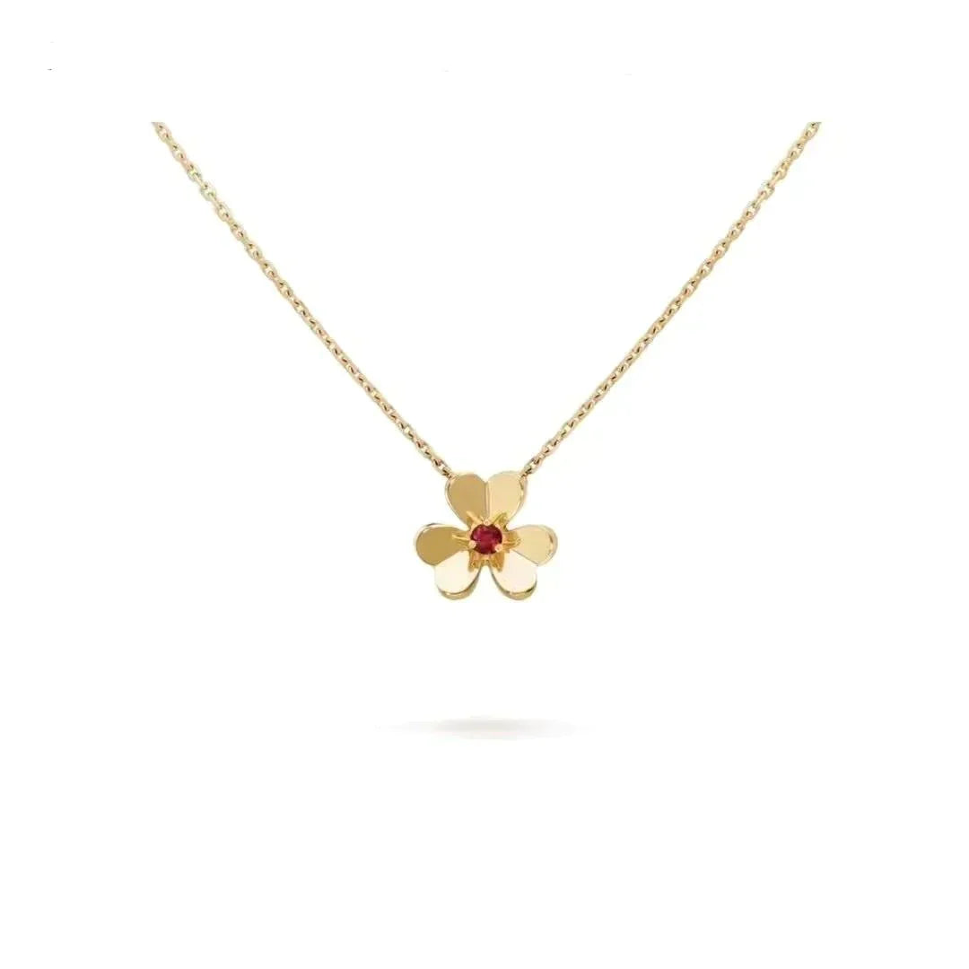 [Luxe Jewelry]FRIVOLE GOLD FLOWER NECKLACE