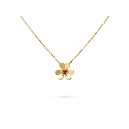 [Luxe Jewelry]FRIVOLE GOLD FLOWER NECKLACE