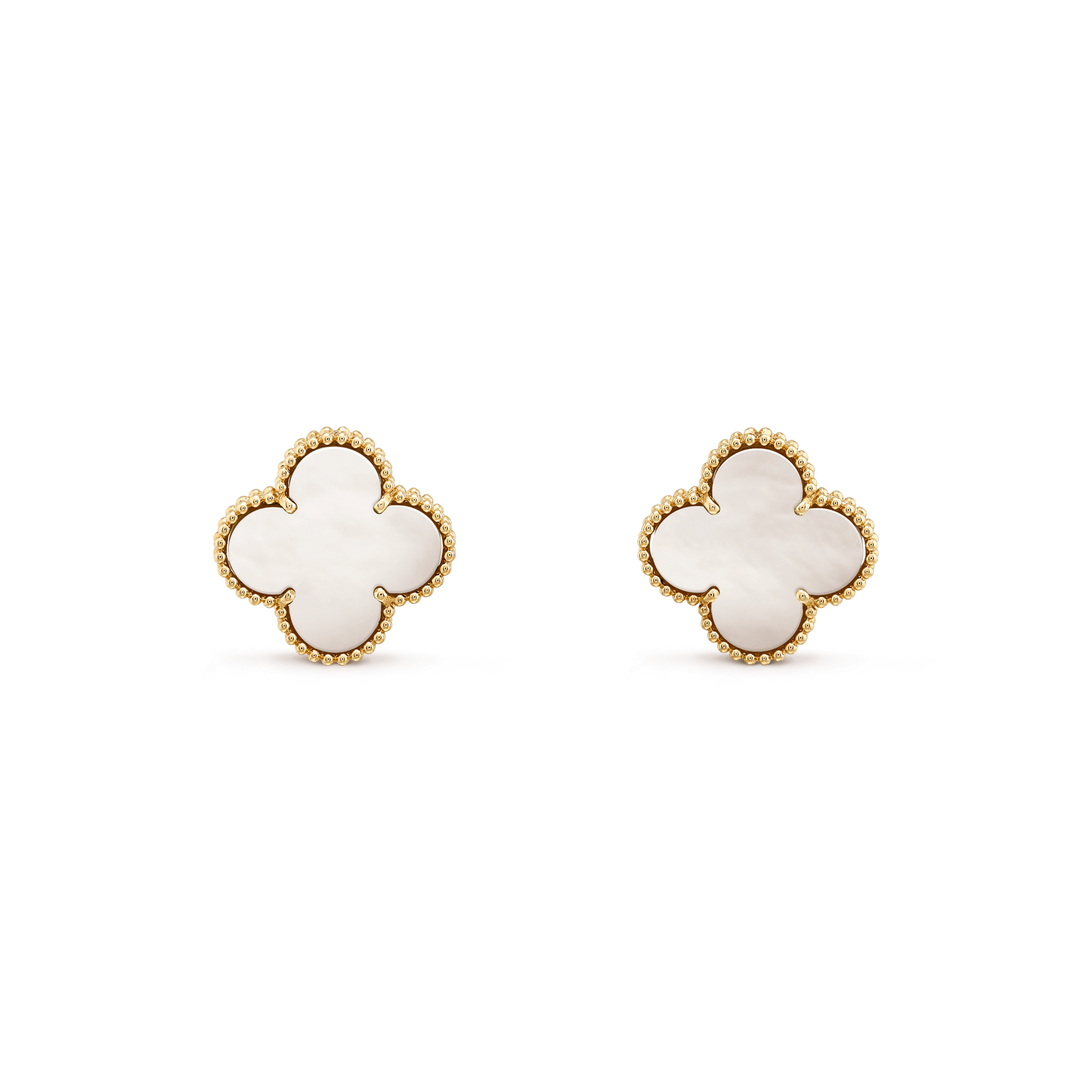 [Luxe Jewelry]CLOVER MINI GOLD EARRINGS