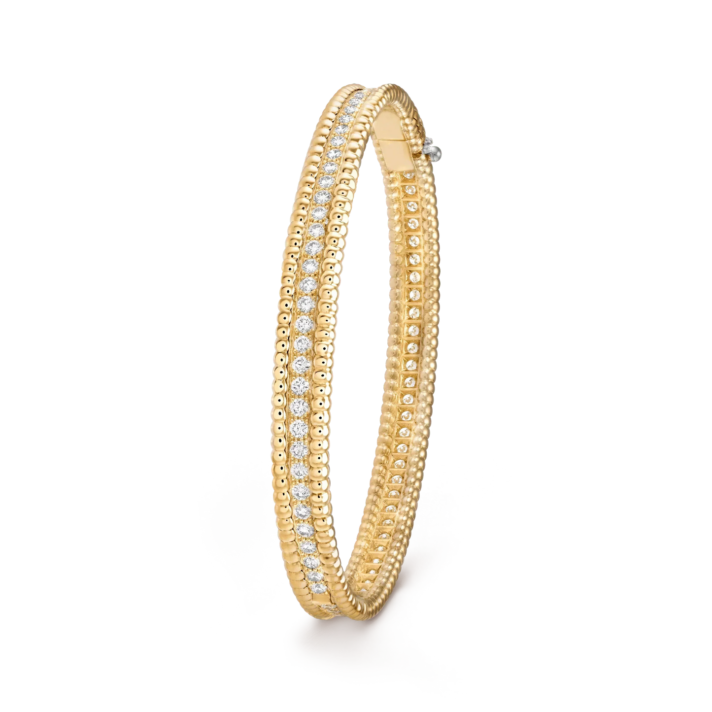 [Bijoux de luxe] BRACELET PERLEE DIAMANTS 1 RANG 