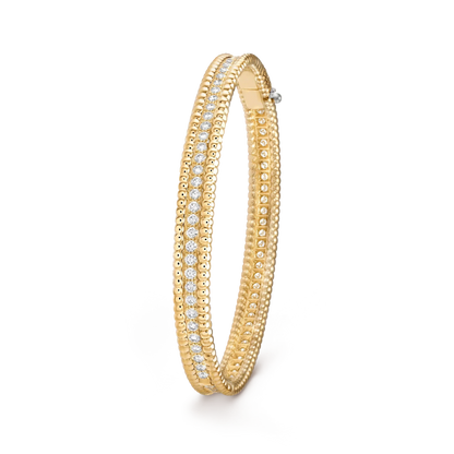 [Bijoux de luxe] BRACELET PERLEE DIAMANTS 1 RANG 