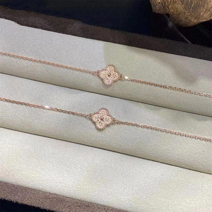 [Bijoux de luxe] Bracelet fleur unique en trèfle