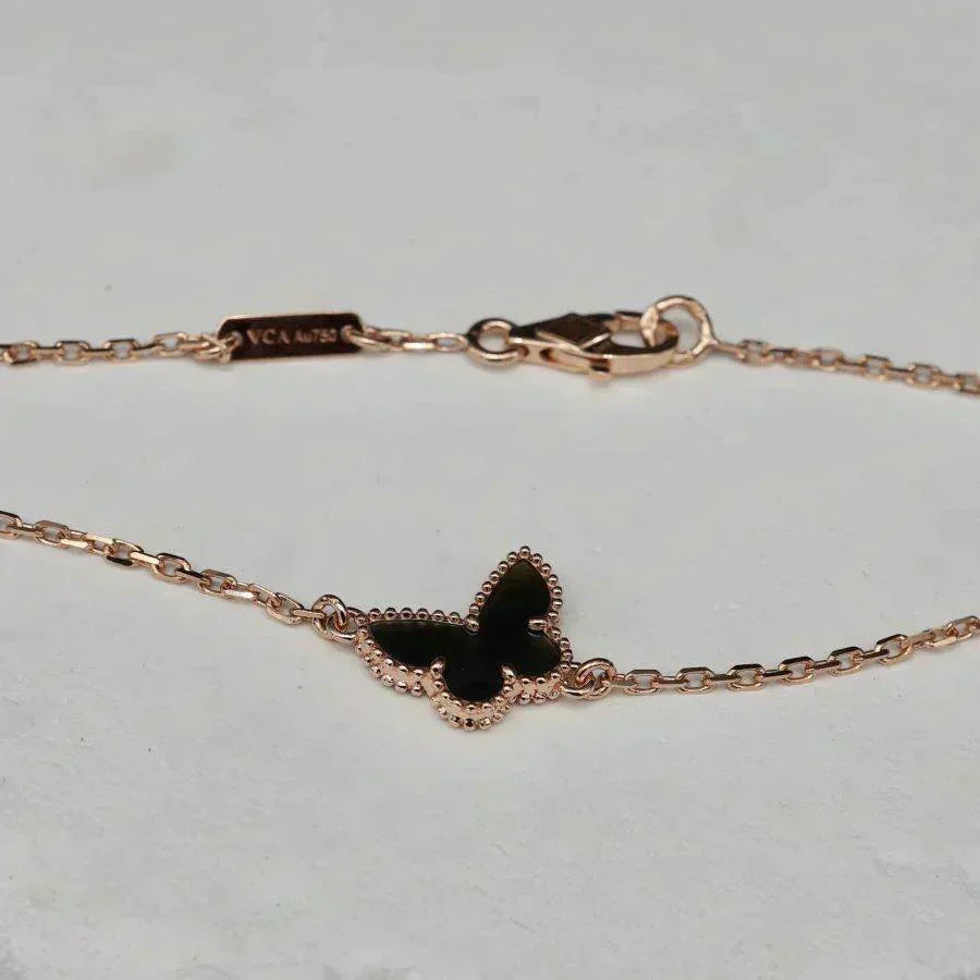 [Bijoux de luxe] BRACELET PAPILLON ONYX