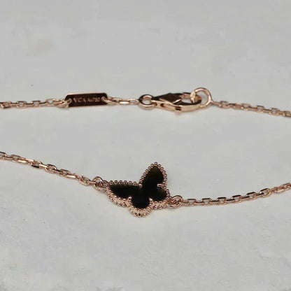 [Bijoux de luxe] BRACELET PAPILLON ONYX