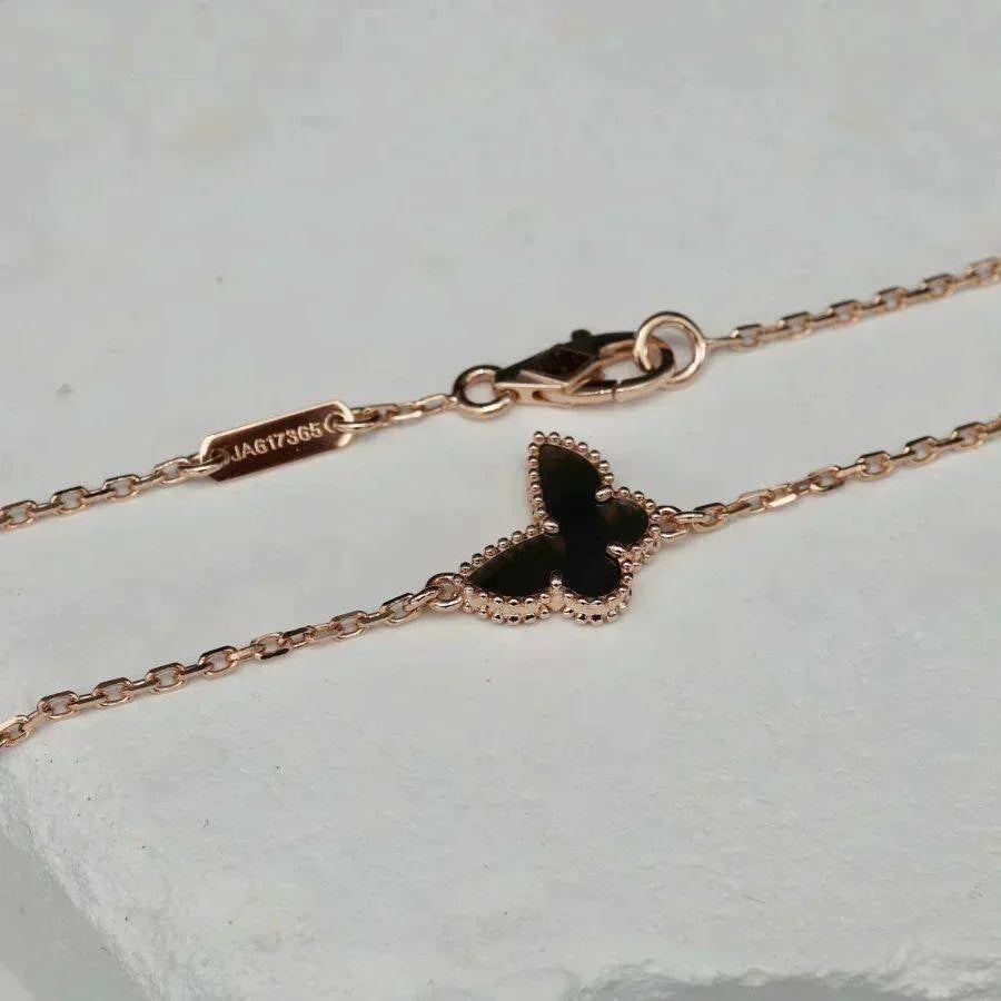 [Bijoux de luxe] BRACELET PAPILLON ONYX