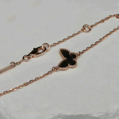 [Bijoux de luxe] BRACELET PAPILLON ONYX