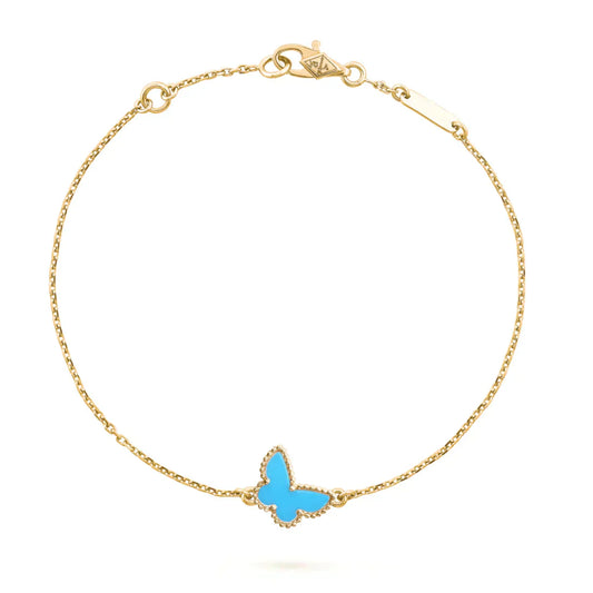 [Bijoux de luxe] BRACELET PAPILLON TURQUOISE