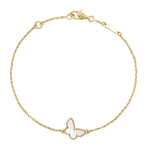 [Bijoux de luxe] Bracelet papillon en nacre foncée