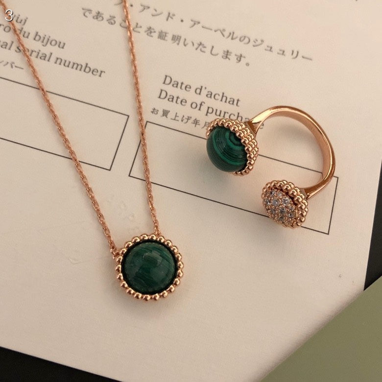 [Luxe Jewelry]PERLEE COULEURS DIAMOND ROSE GOLD BETWEEN THE FINGER RING