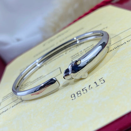 [Bijoux de luxe] Bracelet ouvert en argent Panthère