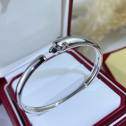 [Bijoux de luxe] Bracelet ouvert en argent Panthère