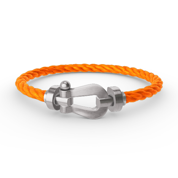 [Bijoux de luxe] BRACELET FORCE LARGE FER À CHEVAL SANS DIAMANT ARGENT