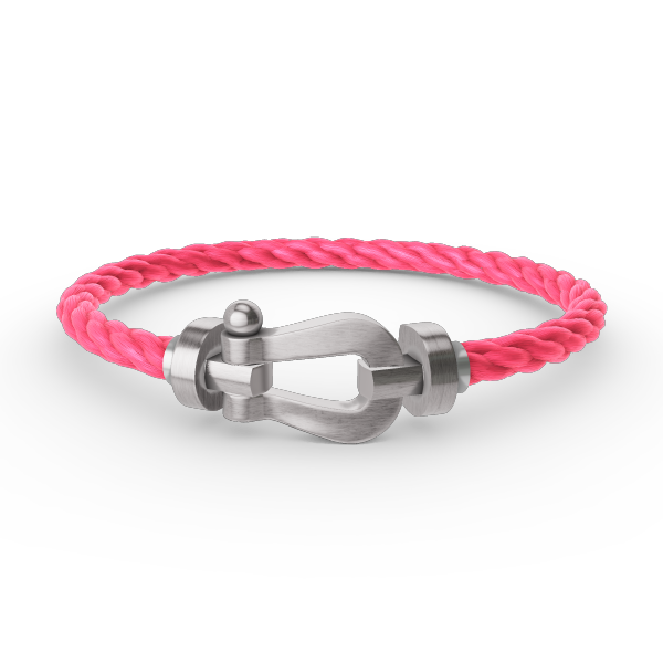 [Bijoux de luxe] BRACELET FORCE LARGE FER À CHEVAL SANS DIAMANT ARGENT